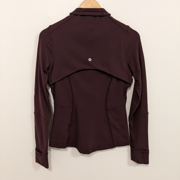Lululemon Define Jacket Wing Mesh Black Cherry 8 - Picture 12 of 16